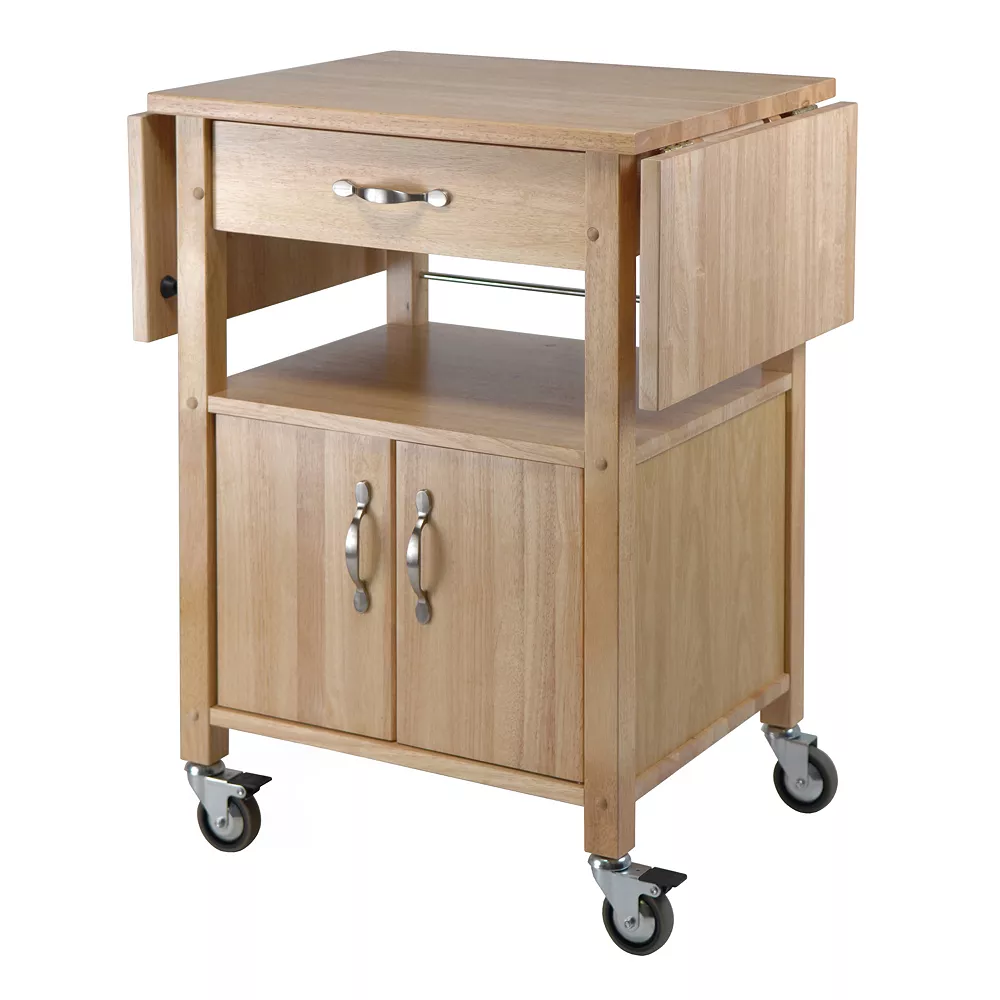 Winsome Drop-Leaf Kitchen Cart 3 Winsome Drop-Leaf Kitchen Cart