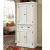 Homestyles Nantucket Pantry 1 Homestyles Nantucket Pantry -The Novogratz Shop 1150494 White