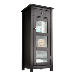 Elegant Home Fashions Chesterfield Floor Cabinet With Drawer -The Novogratz Shop 1167084 ALT2
