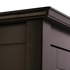 Elegant Home Fashions Chesterfield Floor Cabinet With Drawer -The Novogratz Shop 1167084 ALT4