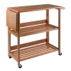 Winsome Foldable Kitchen Cart 1 Winsome Foldable Kitchen Cart -The Novogratz Shop 1238232