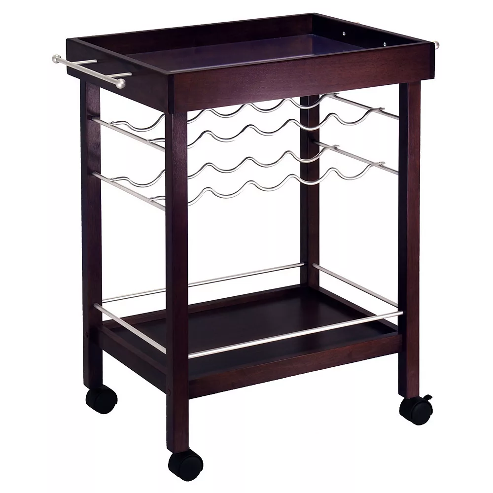 Winsome Bar Cart Wine Rack 3 Winsome Bar Cart Wine Rack