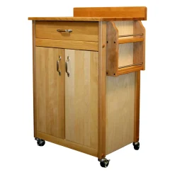 Catskill Craftsmen Butcher Block Kitchen Island Cart