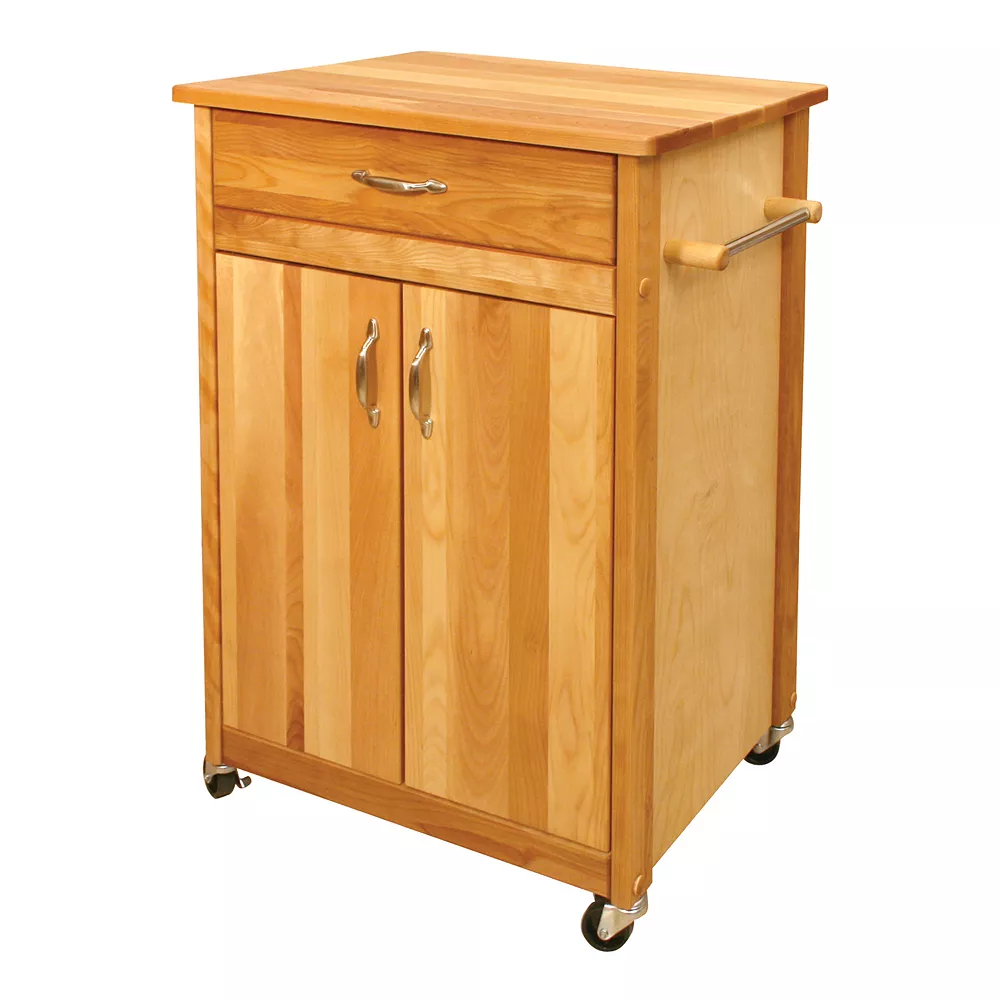 Catskill Craftsmen Butcher Block Top Kitchen Cart 3 Catskill Craftsmen Butcher Block Top Kitchen Cart
