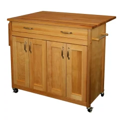 Catskill Craftsmen Drop Leaf Kitchen Island