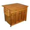 Catskill Craftsmen Butcher Block Top Drop Leaf Kitchen Cart 1 Catskill Craftsmen Butcher Block Top Drop Leaf Kitchen Cart -The Novogratz Shop 1267131