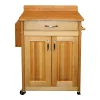 Catskill Craftsmen Deluxe Butcher Block Top Kitchen Cart -The Novogratz Shop 1267146