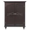 Elegant Home Fashions Vanessa 2-Door Floor Cabinet -The Novogratz Shop 1358478 Brown