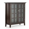 Simpli Home Acadian Storage Cabinet -The Novogratz Shop 1365029 Brunette Brown