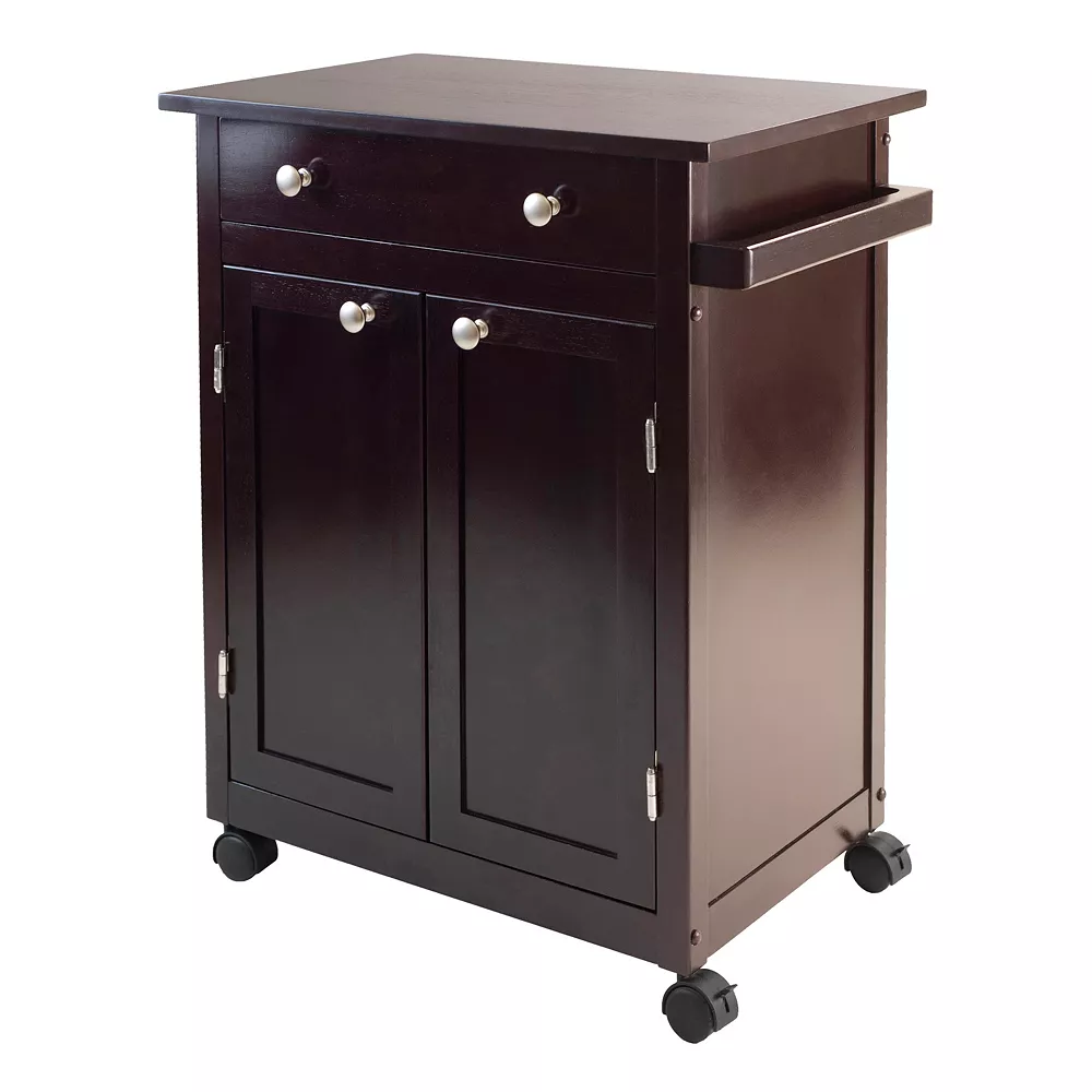 Winsome Savannah Kitchen Cart 2 Winsome Savannah Kitchen Cart