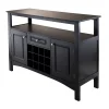 Winsome Jasper 12-Bottle Buffet Table 1 Winsome Jasper 12-Bottle Buffet Table -The Novogratz Shop 1658235