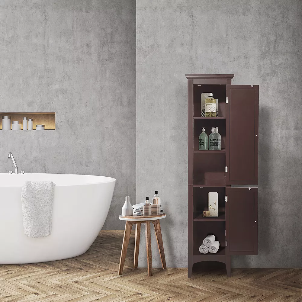 Teamson Home Saddie Linen Tower 4 Teamson Home Saddie Linen Tower - Image 2