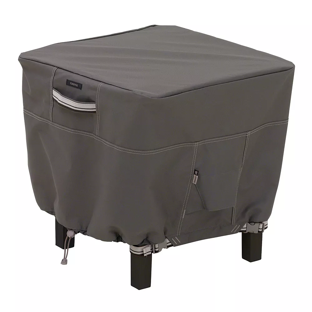 Classic Accessories Ravenna Square Ottoman Cover - Outdoor 3 Classic Accessories Ravenna Square Ottoman Cover - Outdoor