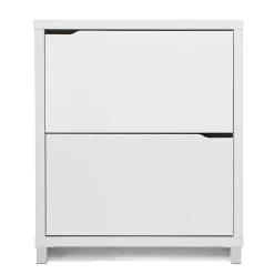 Baxton Studio Simms Shoe Cabinet -The Novogratz Shop 1850882 ALT2
