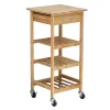 Oceanstar Bamboo Kitchen Trolley 1 Oceanstar Bamboo Kitchen Trolley -The Novogratz Shop 1905126