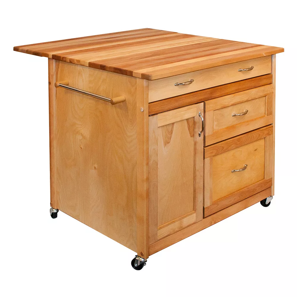 Catskill Craftsmen Deep Drawer Kitchen Cart 3 Catskill Craftsmen Deep Drawer Kitchen Cart
