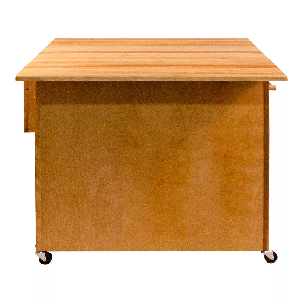 Catskill Craftsmen Deep Island Drop Leaf Kitchen Cart 6 Catskill Craftsmen Deep Island Drop Leaf Kitchen Cart - Image 4