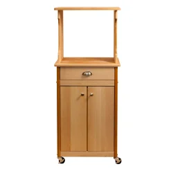 Catskill Craftsmen Enclosed Storage Microwave Cart -The Novogratz Shop 1983632 ALT3