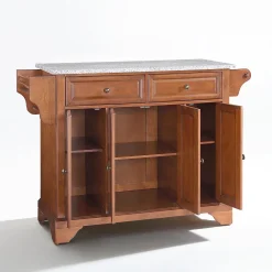 Crosley Furniture Lafayette Granite Kitchen Island -The Novogratz Shop 2061737 ALT2