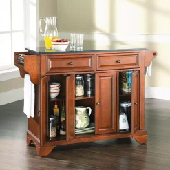 Crosley Furniture Lafayette Granite Kitchen Island -The Novogratz Shop 2061751 ALT