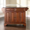Crosley Furniture Lafayette Granite Kitchen Island -The Novogratz Shop 2061751 Cherry