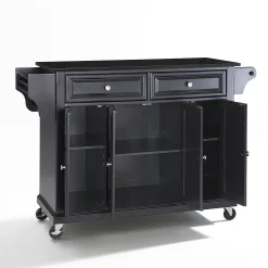 Crosley Furniture Granite Kitchen Cart -The Novogratz Shop 2061776 ALT2