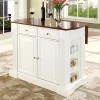 Crosley Furniture Drop-Leaf Kitchen Island -The Novogratz Shop 2062037 White