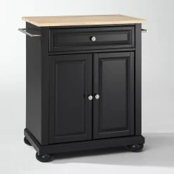 Crosley Furniture Alexandria Wood Top Kitchen Island 7 Crosley Furniture Alexandria Wood Top Kitchen Island -The Novogratz Shop 2062048 ALT2