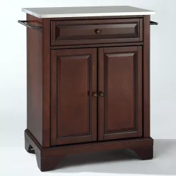 Crosley Furniture LaFayette Stainless Steel Top Kitchen Island -The Novogratz Shop 2062159 ALT2