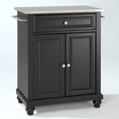 Crosley Furniture Cambridge Stainless Steel Top Kitchen Island -The Novogratz Shop 2062185 ALT2