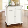 Crosley Furniture Stainless Steel Top Kitchen Island Cart 2 Crosley Furniture Stainless Steel Top Kitchen Island Cart -The Novogratz Shop 2062208 White