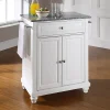 Crosley Furniture Cambridge Granite Top Kitchen Island 2 Crosley Furniture Cambridge Granite Top Kitchen Island -The Novogratz Shop 2062281 White