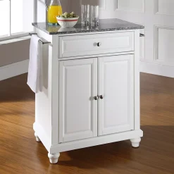 Crosley Furniture Cambridge Granite Top Kitchen Island