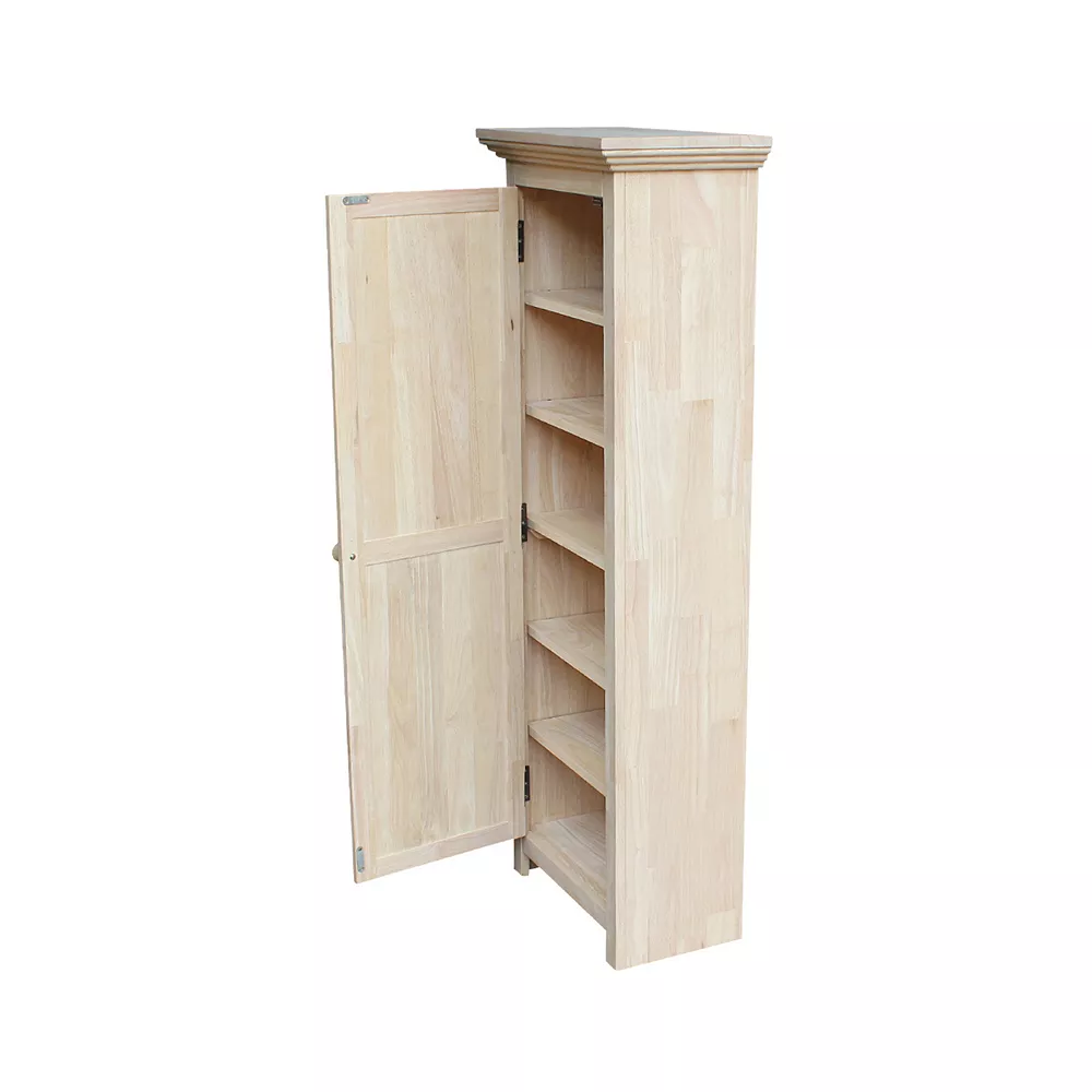 International Concepts Unfinished 6-Shelf Storage Cabinet 4 International Concepts Unfinished 6-Shelf Storage Cabinet - Image 2