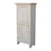 International Concepts Unfinished 4-Shelf Storage Cabinet -The Novogratz Shop 2082203