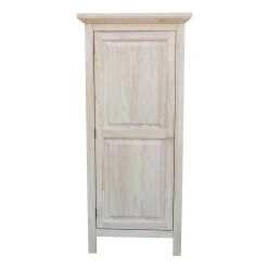 International Concepts Unfinished 4-Shelf Storage Cabinet -The Novogratz Shop 2082203 ALT5