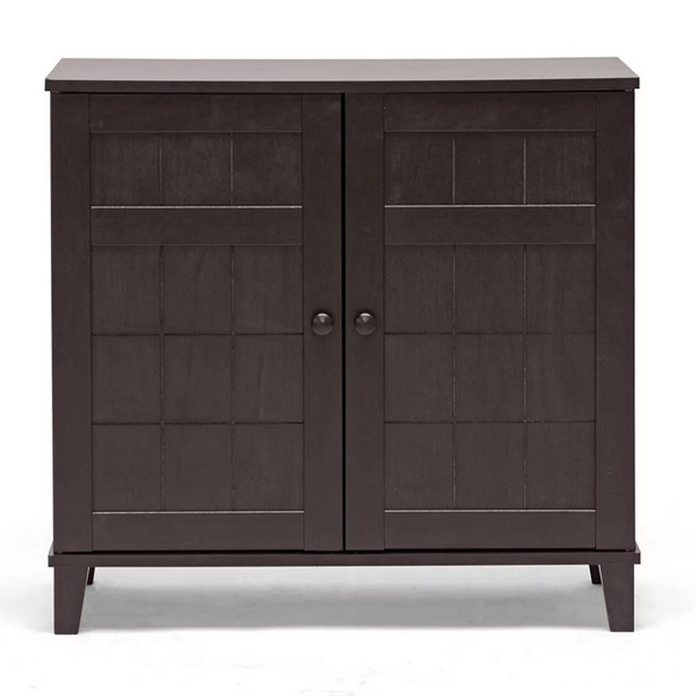 Baxton Studio Glidden Wood Modern Short Shoe Cabinet 3 Baxton Studio Glidden Wood Modern Short Shoe Cabinet