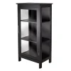 Winsome Poppy 3-Shelf Display Cabinet 1 Winsome Poppy 3-Shelf Display Cabinet -The Novogratz Shop 2170190