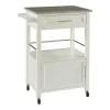 Linon Mitchel Granite Top Kitchen Cart -The Novogratz Shop 2204595