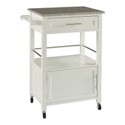 Linon Mitchel Granite Top Kitchen Cart