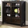 Simpli Home Connaught Tall Storage Cabinet -The Novogratz Shop 2353179