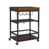Linon Austin Kitchen Cart 1 Linon Austin Kitchen Cart -The Novogratz Shop 2431035