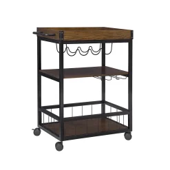 Linon Austin Kitchen Cart -The Novogratz Shop 2431035 ALT3