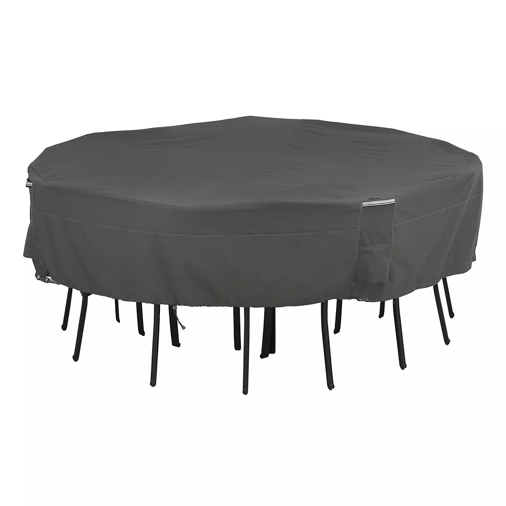 Classic Accessories Ravenna Large Square Patio Table & Chair Cover 3 Classic Accessories Ravenna Large Square Patio Table & Chair Cover
