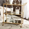 Safavieh Aurelius Bar Cart -The Novogratz Shop 2474273 Gold