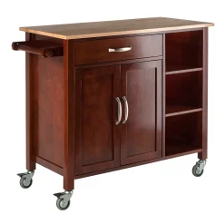 Winsome Mabel Kitchen Cart 7 Winsome Mabel Kitchen Cart -The Novogratz Shop 2496458 ALT2