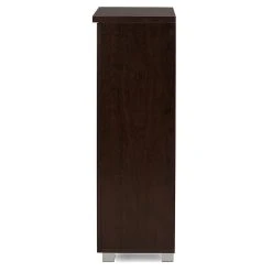 Baxton Studio Adalwin Wood Shoe Storage Entryway Cabinet -The Novogratz Shop 2528955 ALT2