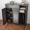 Baxton Studio Pocillo Shoe Storage Cabinet -The Novogratz Shop 2529188
