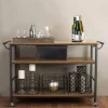 Baxton Studio Lancashire Kitchen Cart -The Novogratz Shop 2534682