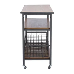 Baxton Studio Lancashire Kitchen Cart -The Novogratz Shop 2534682 ALT3
